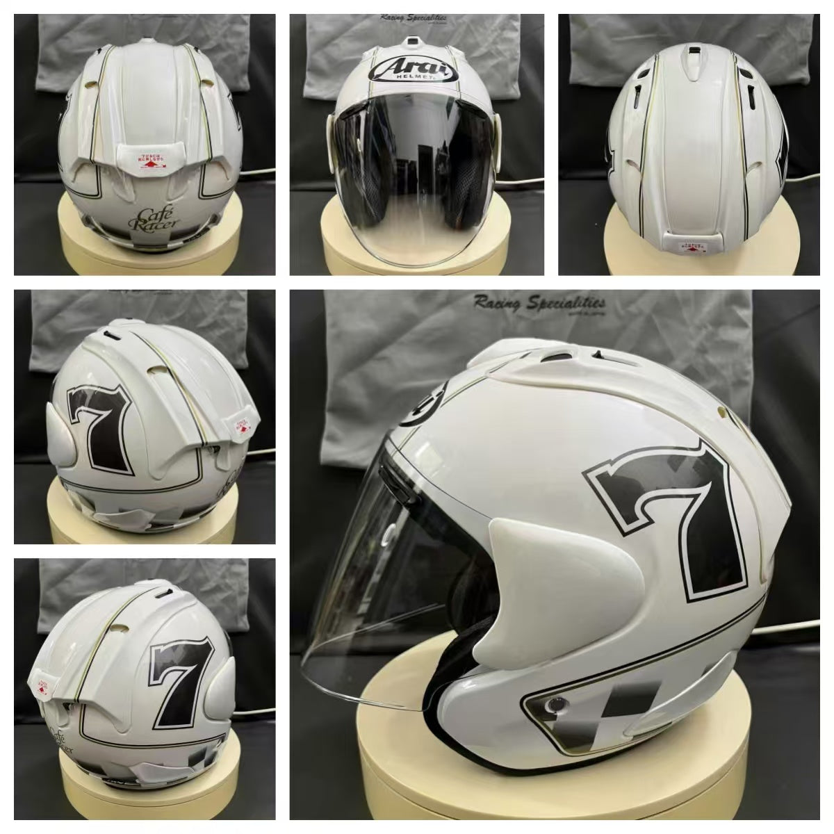 Arai SZ-R EVO CAFE RACER WHITE