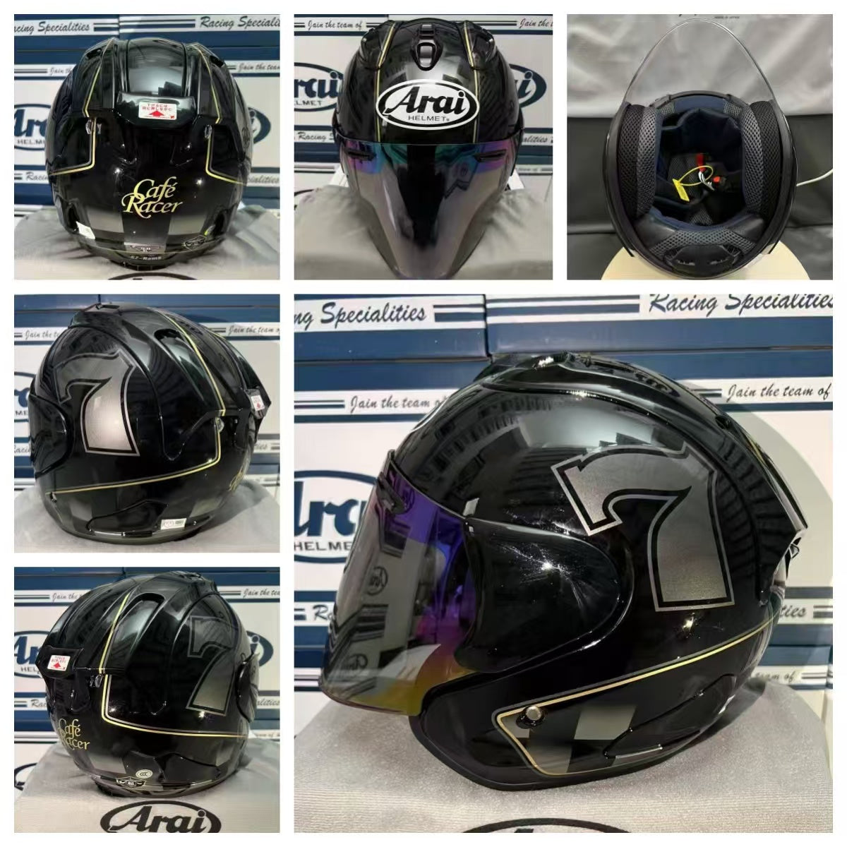 Arai SZ-R EVO CAFE RACER BLACK