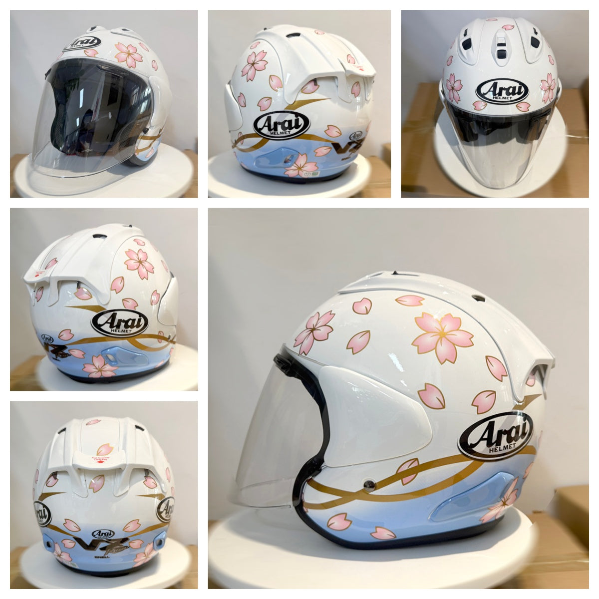 Arai VZ-RAM - Diamond White (Édition Sakura)